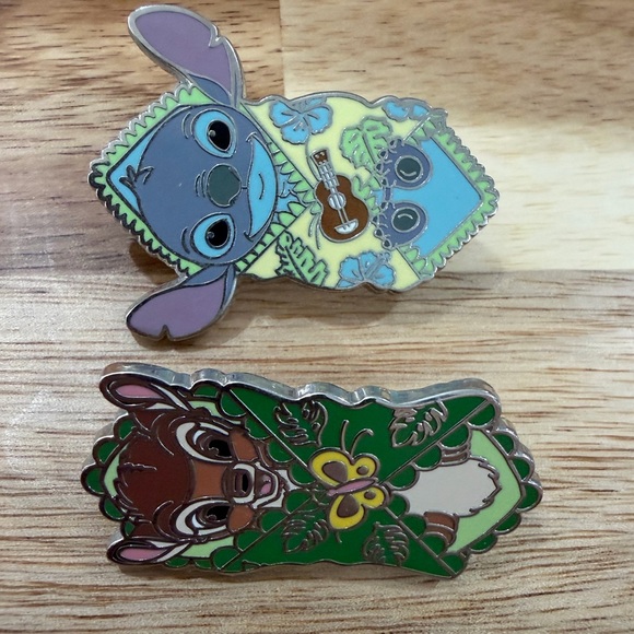 Disney Accessories - Disney Baby Stitch and Baby Bambi Pin Set